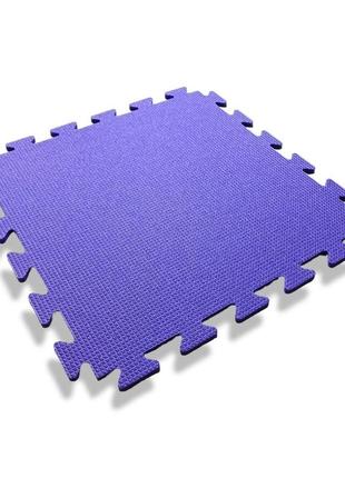 Дитячий килимок-пазл 480×480×10 мм фіолетовий