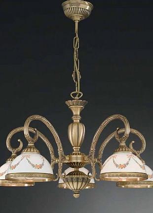 Люстра reccagni angelo l 8000/5 bronzo arte /festoni