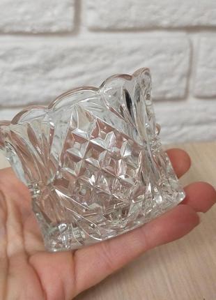 Кристальная мини вазочка