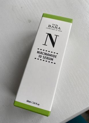 Cos de baha niacinamide serum with zinc 60 ml сироватка для обличчя з ніацинамідом і цинком