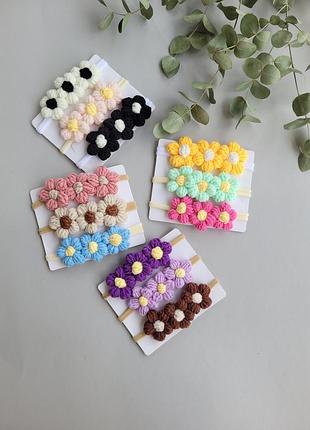 Повязка с цветами