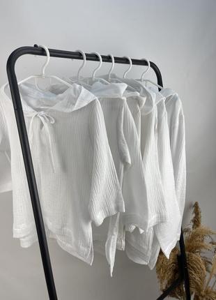 Муслинова біла накидка для діток захист від сонця