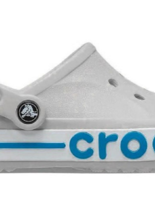 Crocs bayaband light grey / ocean сабо крокс