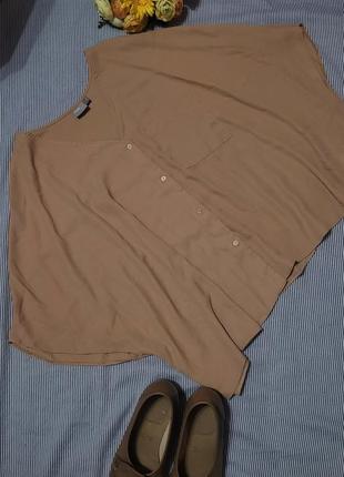Сорочка блуза батал базова3 фото