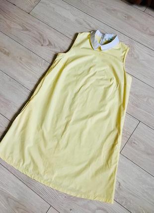 Платье летнее жёлтое размер s befree1 фото