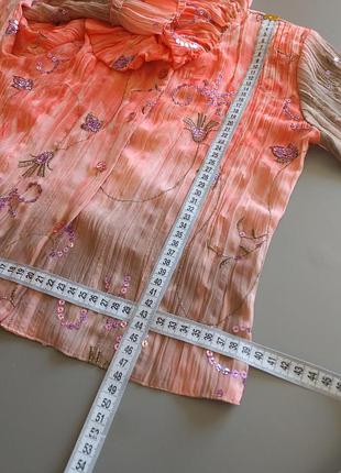 Нарядная блуза с пайетками 3