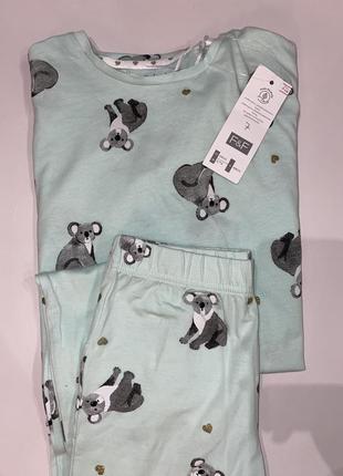 Нова жіноча піжама з коалами лосини+футболка3 фото
