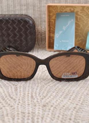 Красивые женские узкие солнцезащитные очки leke polarized5 фото