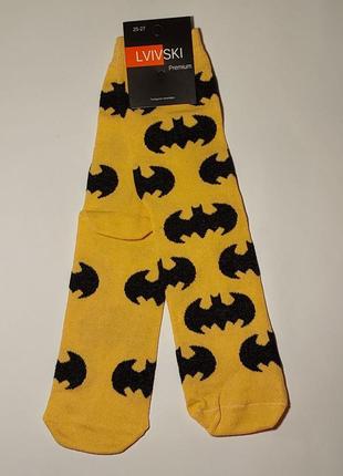 Шкарпетки мультяшні високі бетмен1 фото