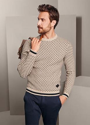 Шикарний, стильний та якісний чоловічий трикотажний светр tchibo (німеччина), р.: м