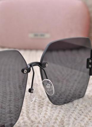 Красивые женские солнцезащитные очки безоправные leke2 фото