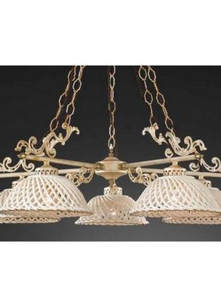 Люстра подвесная la lampada l 664/5.17 avorio oro