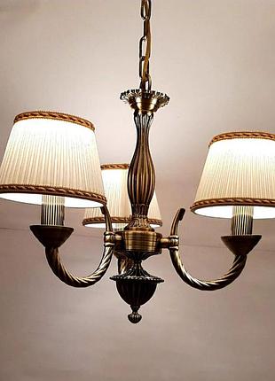 Люстра підвісна tinko 11787br/3p антична бронза