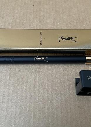 Yves saint laurent dessin du regard waterproof водостойкий карандаш для контура глаз 1 noir effronte, черный2 фото