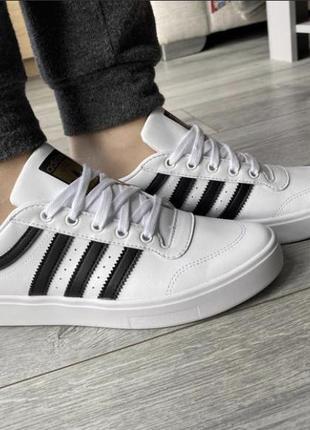 Жіночі шкіряні кросівки adidas originals bryony5 фото