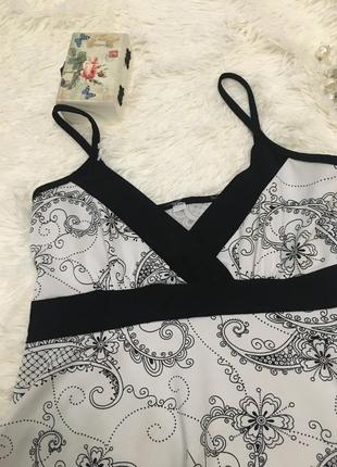 Туника черно-белая atmosphere