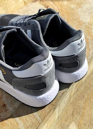 Мужские кроссовки adidas iniki grey / smb2 фото