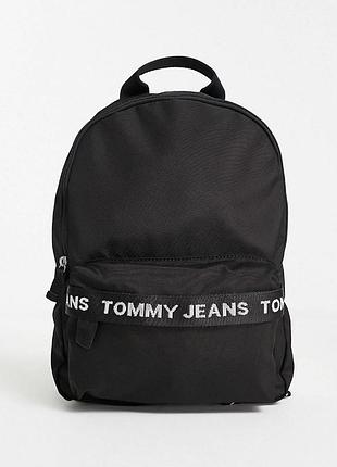 Чёрный рюкзак tommy jeans