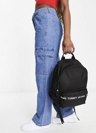 Чёрный рюкзак tommy jeans4 фото