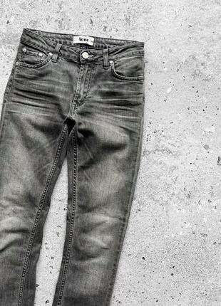 Acne women's gray denim jeans женские джинсы2 фото