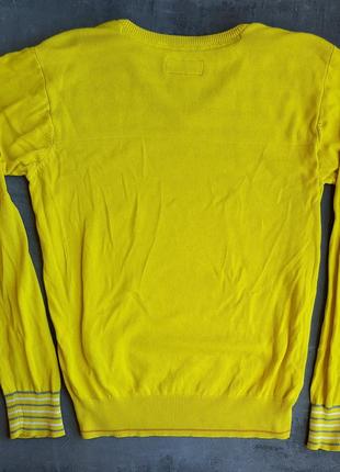 Fila желтая мужская кофта джемпер4 фото
