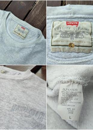 Настоящий винтажный свитшот levi's made in usa 90х-00х годов ультра оверсайз фит заниженные плечи унисекс wpl 423 levi strauss & co