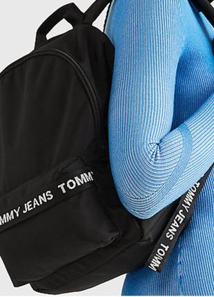 Чёрный рюкзак tommy jeans5 фото