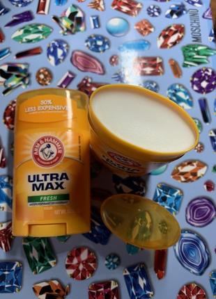 Твёрдый дезодорант-антиперспирант ♻️ ultramax от arm&hammer (сша)2 фото