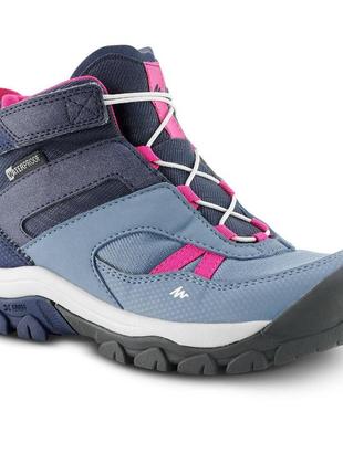 Дитячі черевики crossrock mid, водонепроникні – сині - eu33 ua32