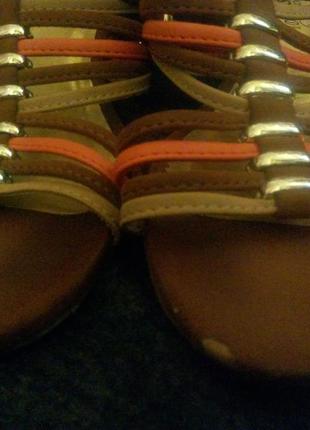 Босоножки сандали гладиаторы new look 25 см4 фото