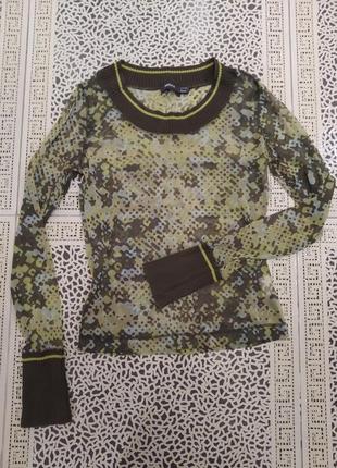 Женский реглан кофта в сетку от mexx размер s,m,l