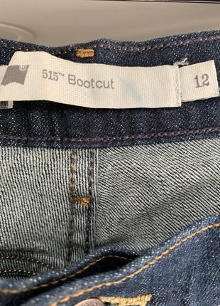 Джинсы буткат 7/8 levis bootcut 515 расклешенные клешные джинсы6 фото