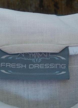 Рубашка мужская лен и коттон animal fresh dressing р.l5 фото