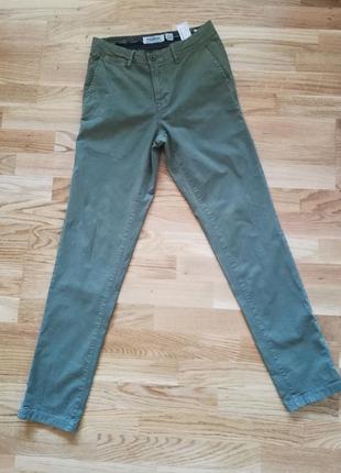 Джинси штани штани slim котон pull & bear на підлітка 12-14 років