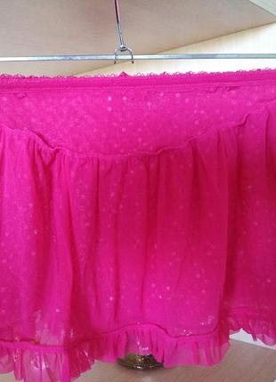 Нарядная шифоновая юбка на резинке для танцев и других мероприятий.6 фото