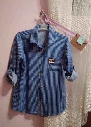 Рубашка на девочку