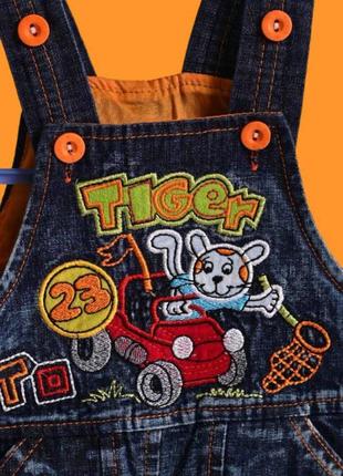 Джинсовый комбинезон детский