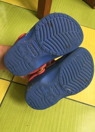 Яркие кроксы сабо crocs crocband c6-7 / 23-24р-р/оригинал