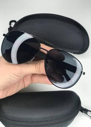 Сонцезахисні окуляри bvlgari black aviator1 фото