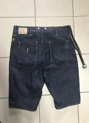 Шорты джинсовые мужские стильные модные дорогой бренд gstar raw размер 293 фото