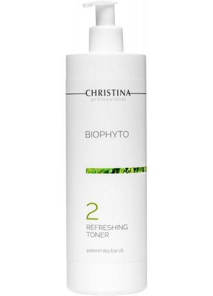 Освежающий тоник (шаг 2) christina bio phyto refreshing toner 500 мл