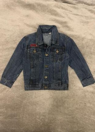Детская джинсовая куртка , италия, рост 110-116см1 фото