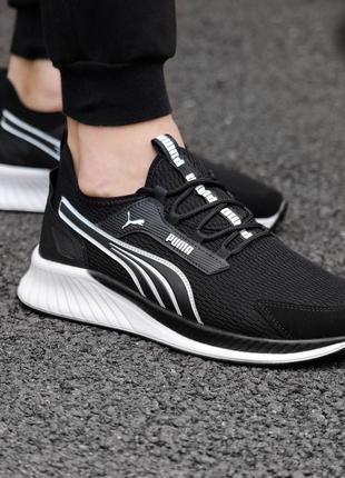 Пума чорні кросівки | якісні чоловічі кросівки puma