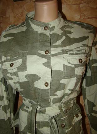 Камуфляжная ветровка( пиджак)под пояс р.l2 фото