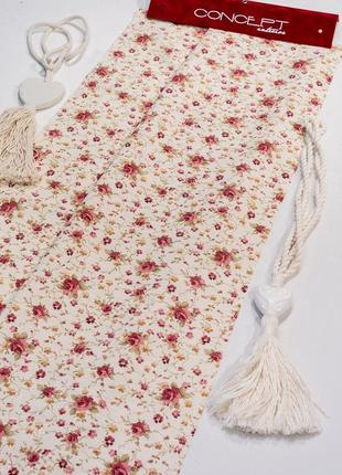 Тканина на штори кантрі в розочки