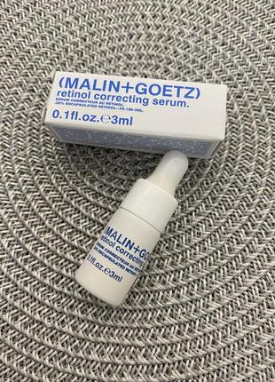 Омолаживающая сыворотка malin+goetz retinol correcting serum, 3 ml2 фото