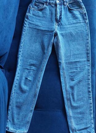 Базові джинси mom з високою посадкою