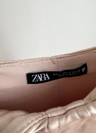 Атласний корсет боді zara5 фото