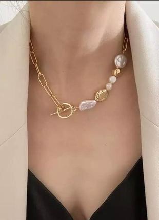 Жемчужное ожерелье, чокер - бижутерия