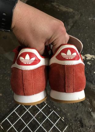 Кроссовки adidas samba красные4 фото